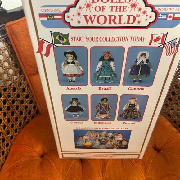 Soft Expressions Home Decor   Porcelain BRAZIL Doll - Picture 4 of 5